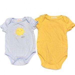 Easter Bodysuit Set - Light Blue Heaven Sent & Yellow
